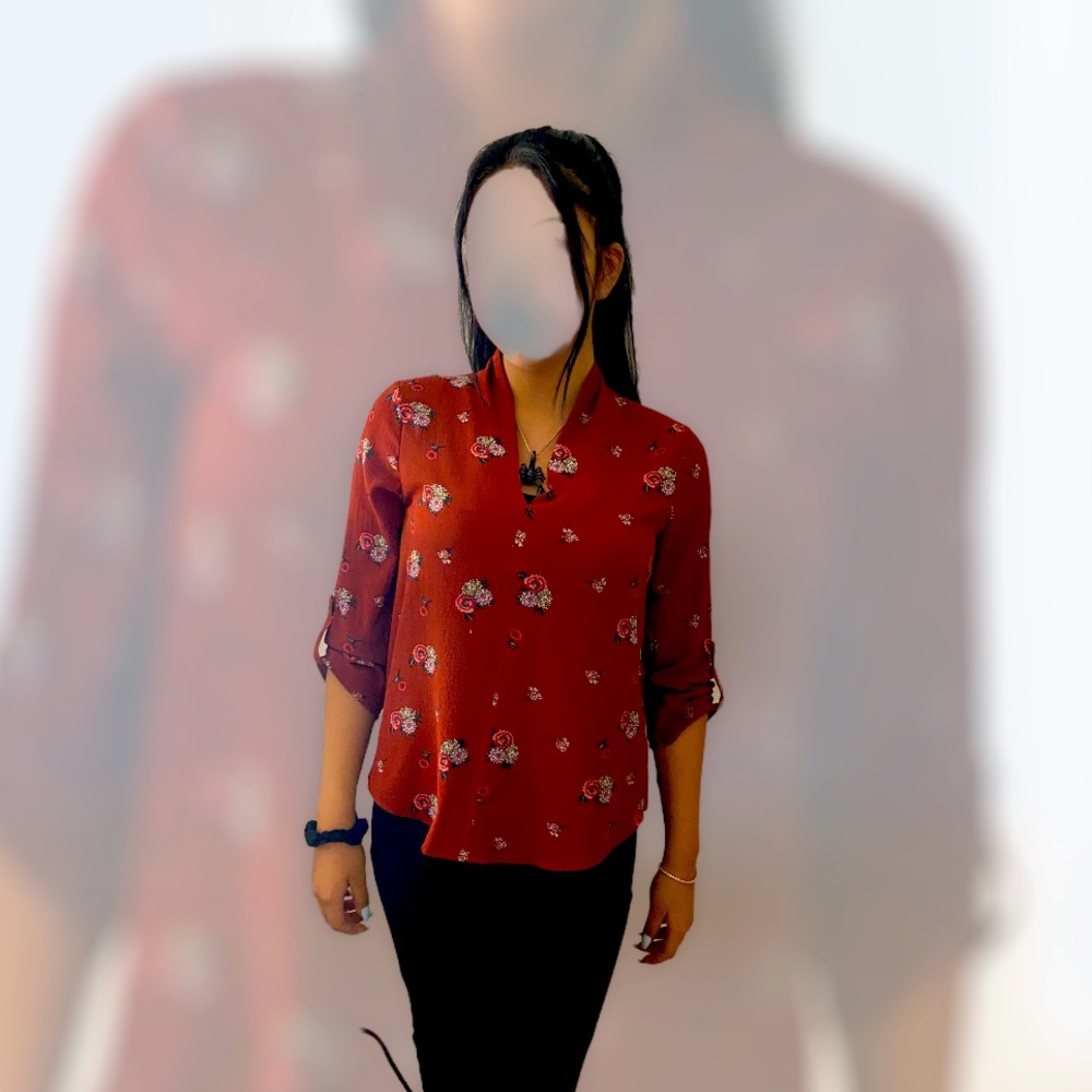 Mine long sleeve blouse